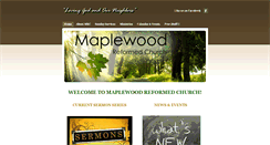 Desktop Screenshot of maplewoodchurch.org